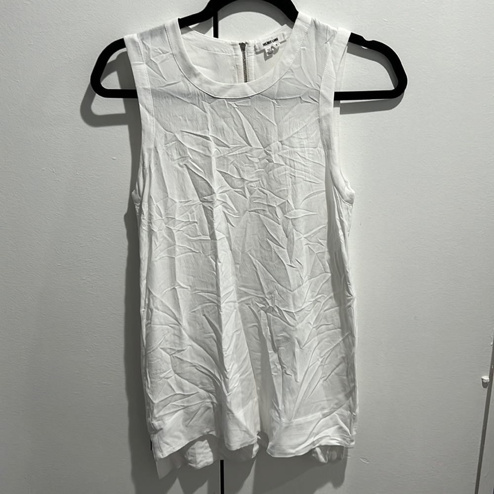 Helmet Lang white top
